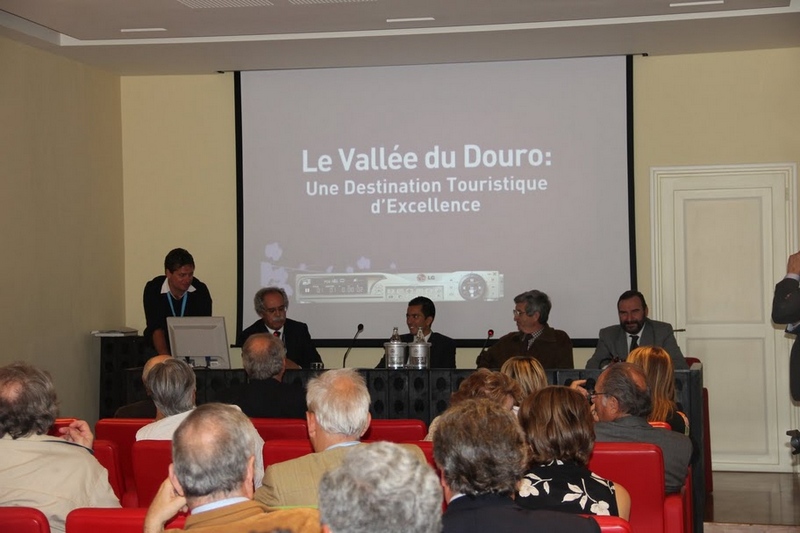 Relazione da parte dell Ing. Ricardo Magalhães, Responsabile della Estrutura De Missão Douro [Foto Renato Grimaldi].