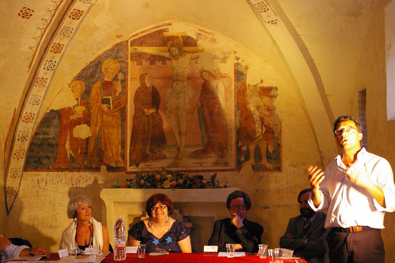 Relazione dell Arch. Ugo Bosia (Assessore del Comune di Portacomaro) [Foto di Alessandro Ferraris].