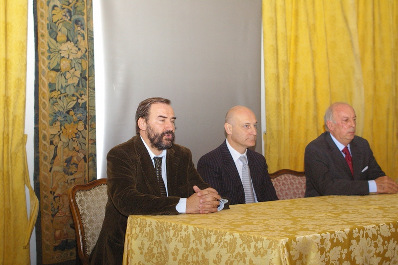 Contributo di approfondimento da parte degli Osservatori del paesaggio Astigiano, Alessandrino e Casalese nelle persone di (sx) Marco Devecchi, Carlo Bidone e Gian Paolo Bardazza [Foto di Maurizio Gily].
