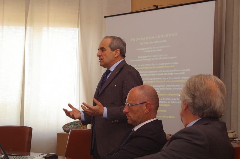 Contributo alla discussione da parte dell Assessore all Ambiente della Provincia di Asti, Pier Franco Ferraris.