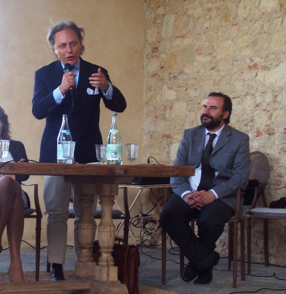 Saluto e riflessioni sugli interventi di restauro effettuati presso la Tenuta Santa Caterina da parte del proprietario, Avv. Guido Carlo Alleva [Foto di Carlo Bidone].