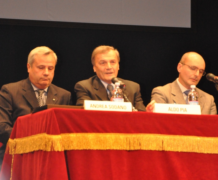 Saluto introduttivo del Presidente della Cassa di Risparmio di Asti, Dott. Aldo Pia [Foto di Federica Larcher].