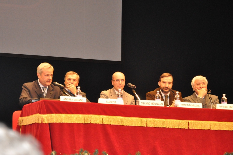 Saluto da parte del Vice Presidente della Fondazione Cassa di Risparmio di Asti, Ing. Andrea Sodano [Foto di Federica Larcher].