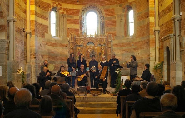 Concerto dal titolo"Ecco la primavera o Ce fu en mai" del Gruppo musicale La Ghironda, all