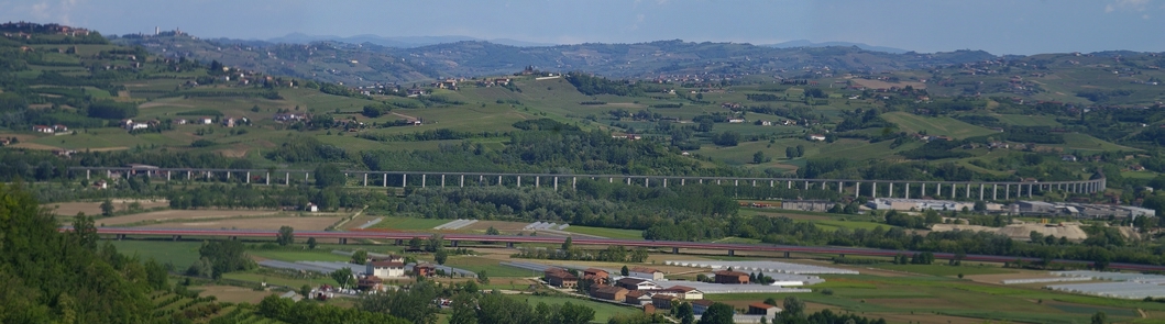 Paesaggio della Valle del Tanaro ad Asti