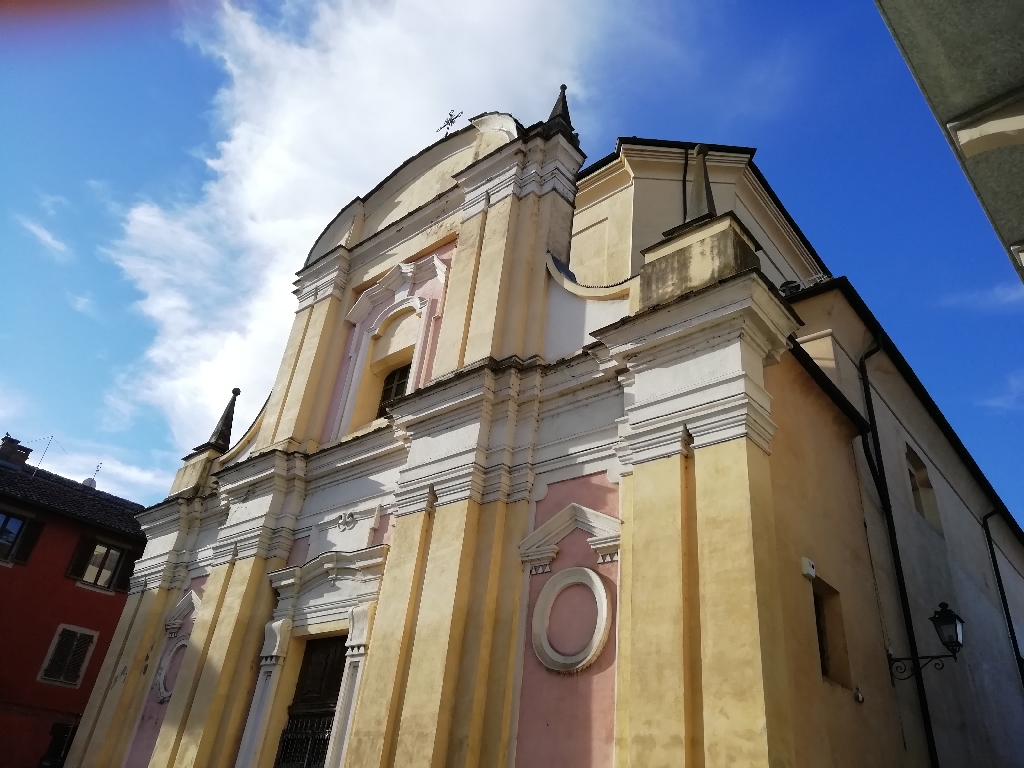 Veduta della Chiesa dei Batù a Villanova d Asti, sede dell incontro di presentazione dell Intervento di riqualificazione dell area "Ex poligono di tiro" di Villanova d Asti, nell ambito del Progetto FSE PON "Potenziamento dell educazione al patrimonio culturale, artistico, paesaggistico", dell Istituto Comprensivo Statale Villanova d Asti - Scuola dell Infanzia, Primaria, Secondaria.